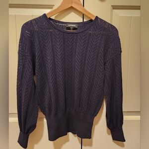Express Lantern Sleeve Sweater